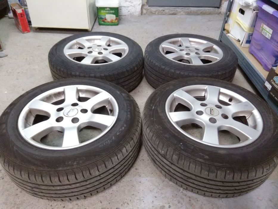 Алуминиеви джанти CMS 5х112 / 7.0Jx15 с летни гуми 205/60/15