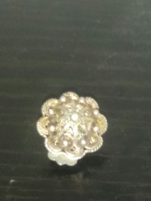 Продавам сребърна Арпалия с филигран гранулация и живачна позлата