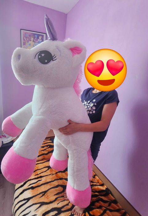 Голям плюшен еднорог