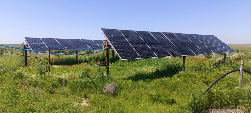 Aylanuvchi quyosh panel oʻrnatish xizmati Айланувчи куёш панел урнатиш