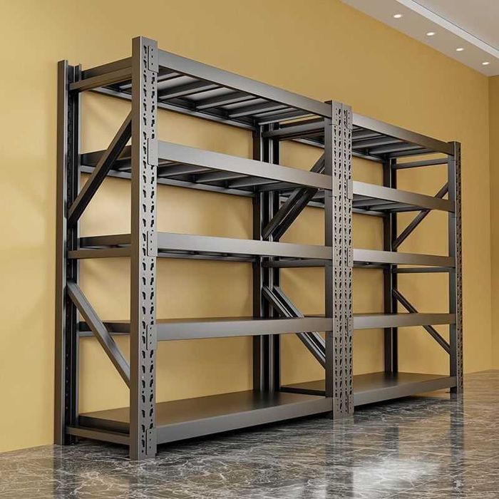 Металлический стеллаж для ванной с регулируемыми полками