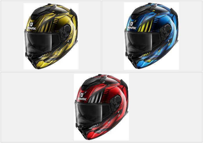 ШОК ЦЕНА! Shark каска spartan gt S M L XL размер син златист червен