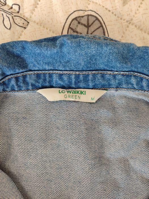 Дамско дънково елече