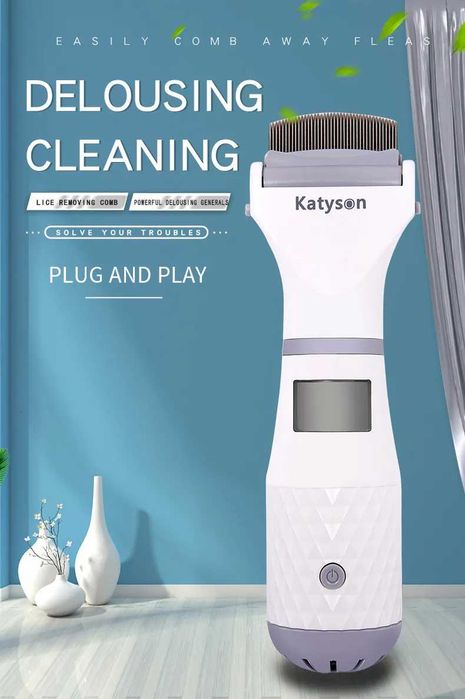 Електрически гребен за премахвана на въшки, бълхи и други паразити