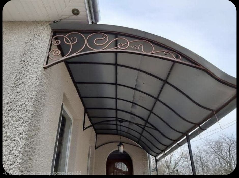 Изготовление решёток, навесов и металлоконструкций под заказ