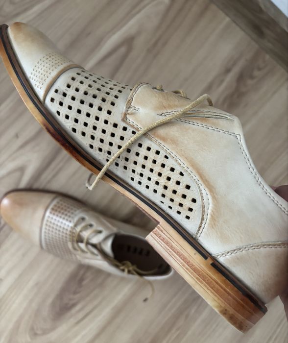 нови български летни ежедневни бизнес обувки с дупки