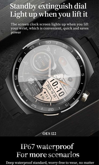 Нов Смарт часовник OES l22 Smart watch IP67 пулс, кръвно налягане, сън