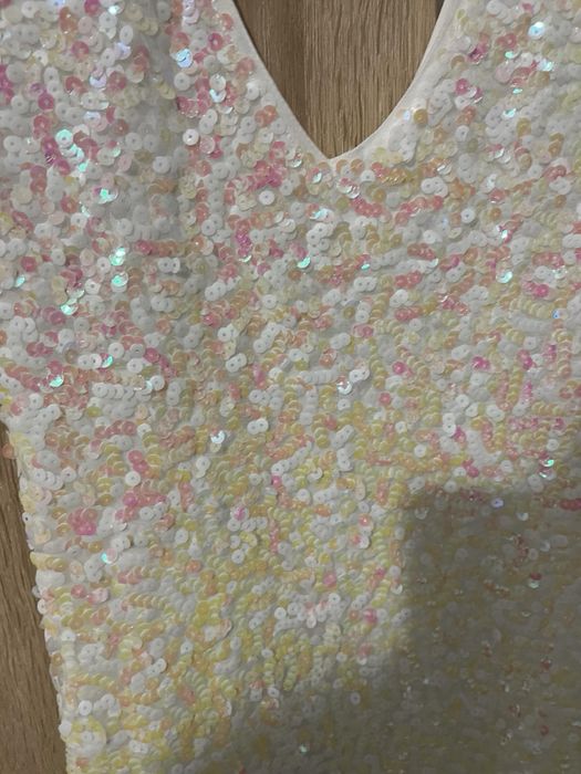 Бляскава рокля С-М