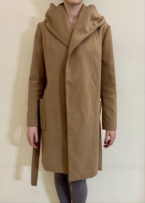 Palton BSB bej cu gluga
