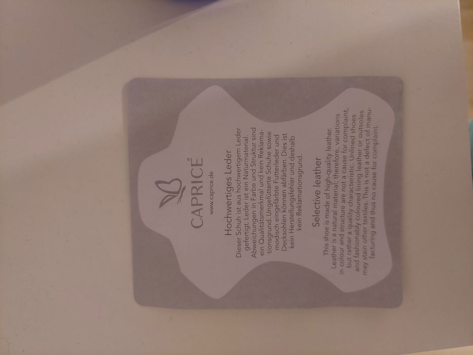 Дамски обувки Caprice, естествена кожа