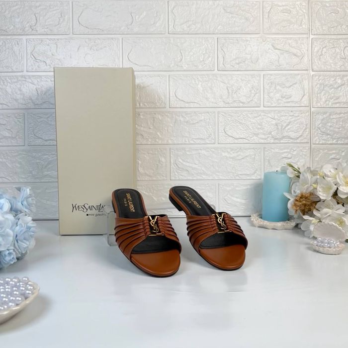Papuci Yves Saint Laurent Piele Naturala
