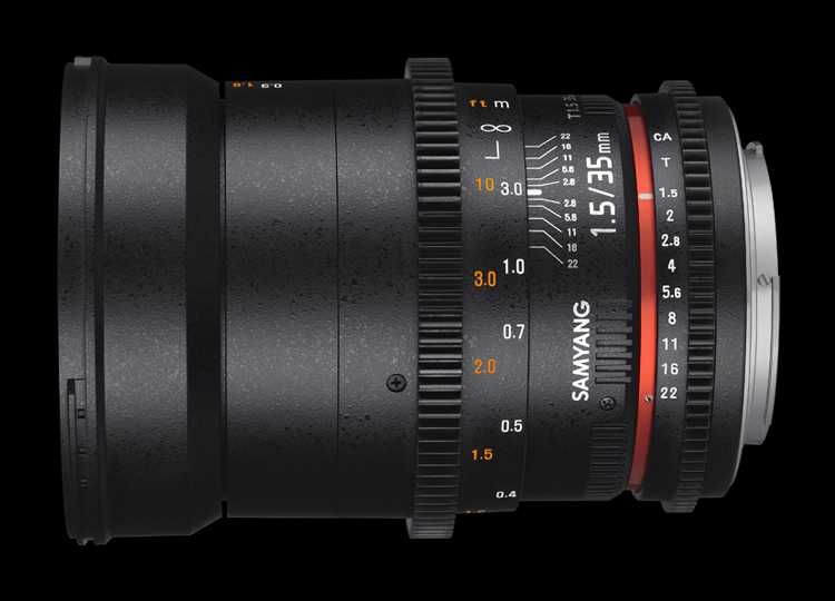 SAMYANG 35mm T1.5 VDSLR AS UMC II canon impecabil