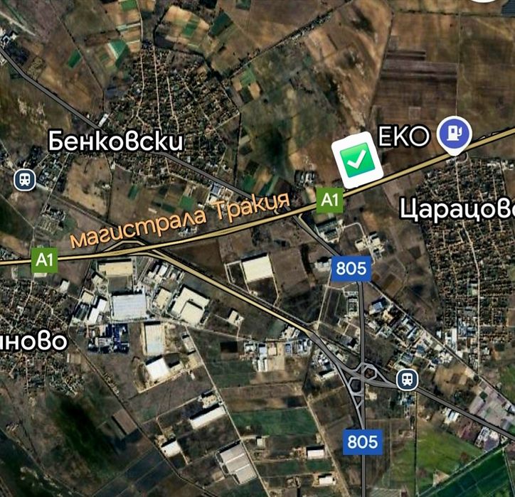 Под наем промишлен парцел магистрала Тракия 20 декара сменен статут ма