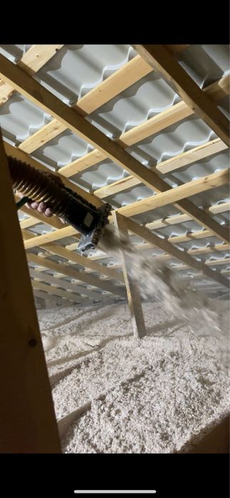 Утепление крыши Эковата