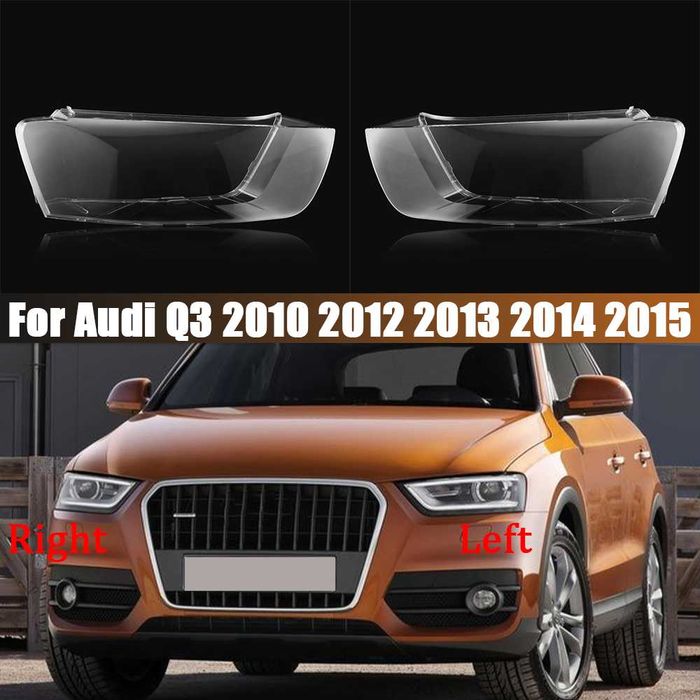 Sticla far Audi Q3 2010-2018-/Carcasa far audi q3 2010-2018