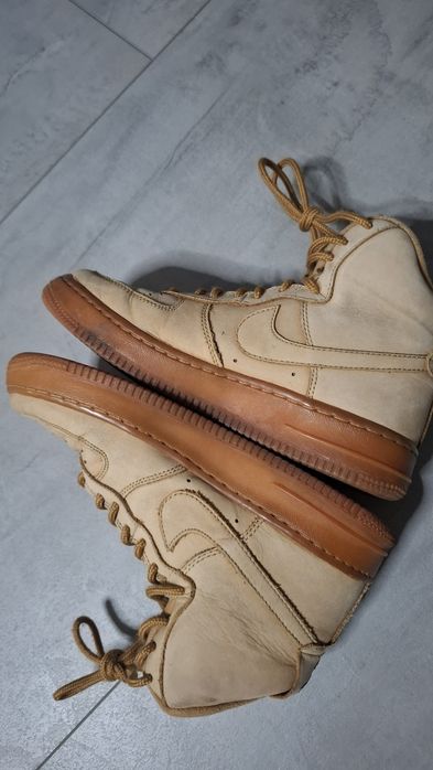 Оригинални Nike Air Force 1 High Flax/Wheat