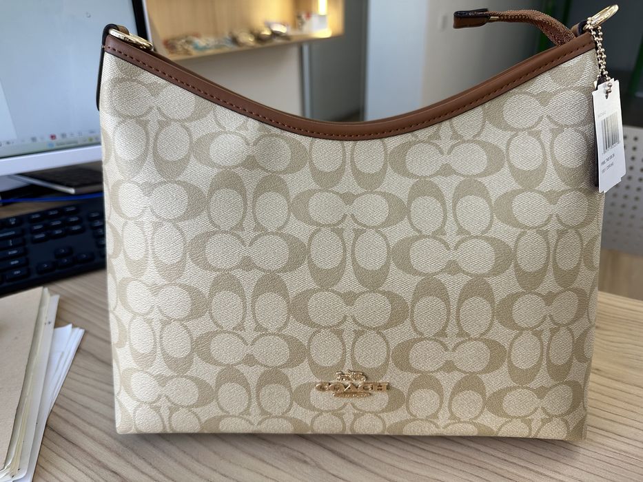 Сумка COACH в фирменном принте