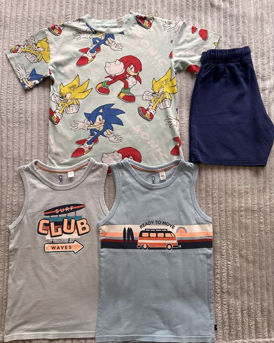 Бански, тениски и пижами Mayoral, Zara, H&M,Okaidi 6-7г.