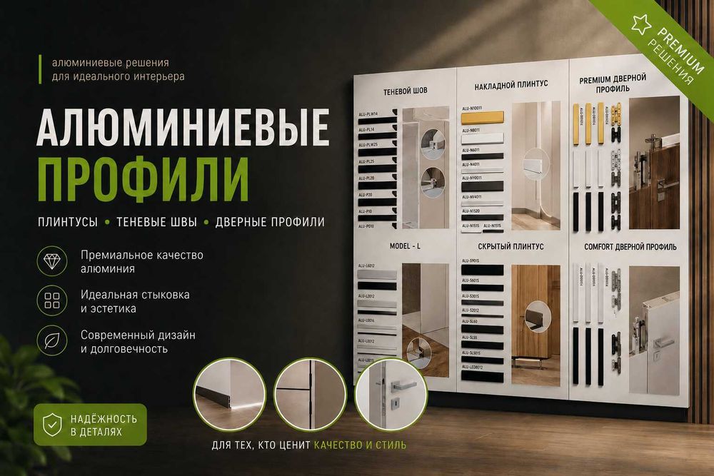Алюминиевые профили PROFILINI