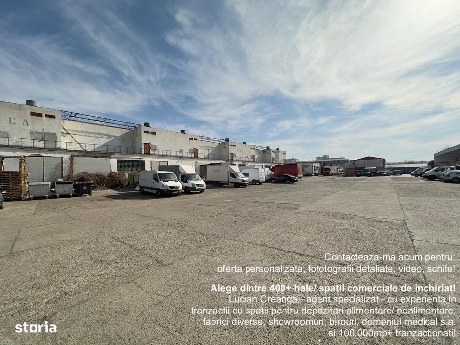 Hala depozitare cu rampă, de la 800mp la 2000mp, bld. Metalurgiei Iași
