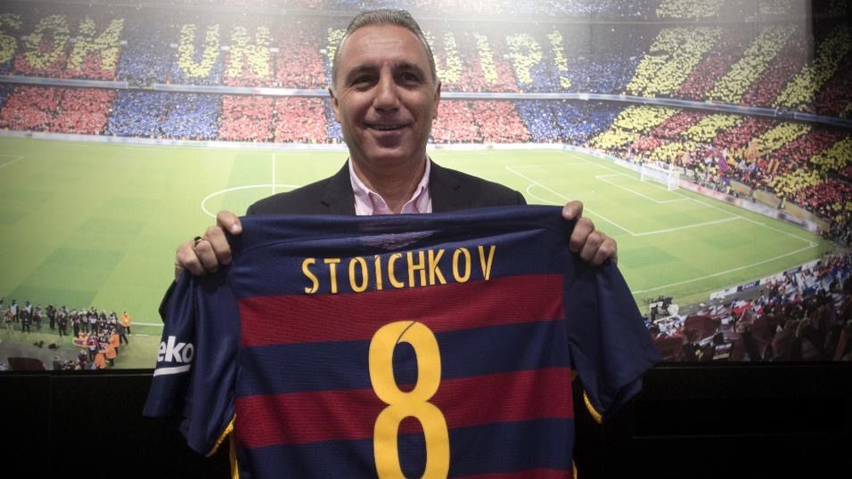 Лимитирана тениска Nike на Христо Стоичков номер 8 Barcelona Барселона