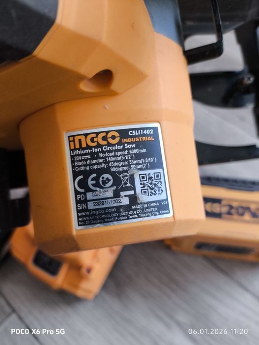 Дисковый пила INGOCO 140