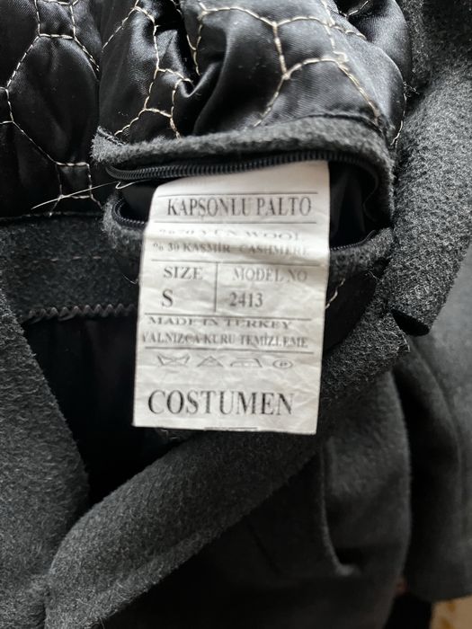 Пальто серое, Размер S