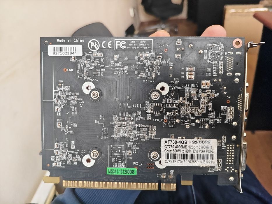 Видеокарта gt730 на 4гб