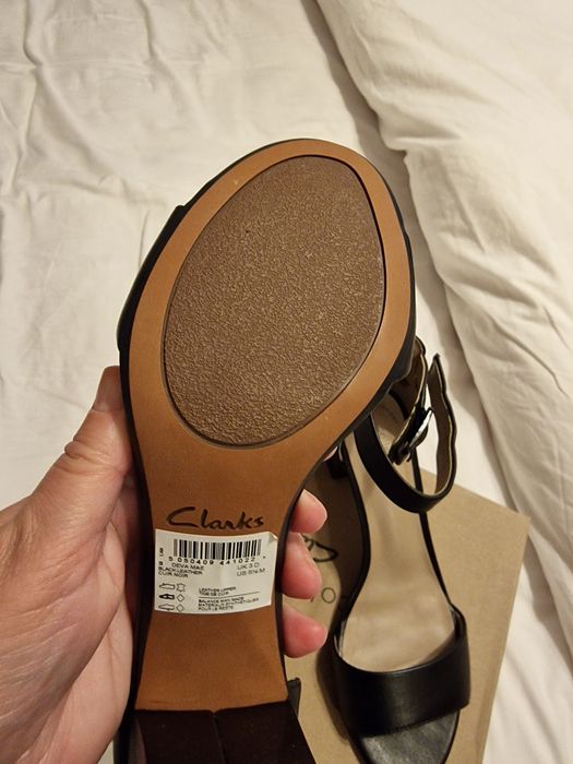 sandale elegante Clarks, piele, mărimea 35,5