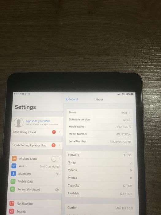 iPad 3 mini 128 GB WiFi + Cellular