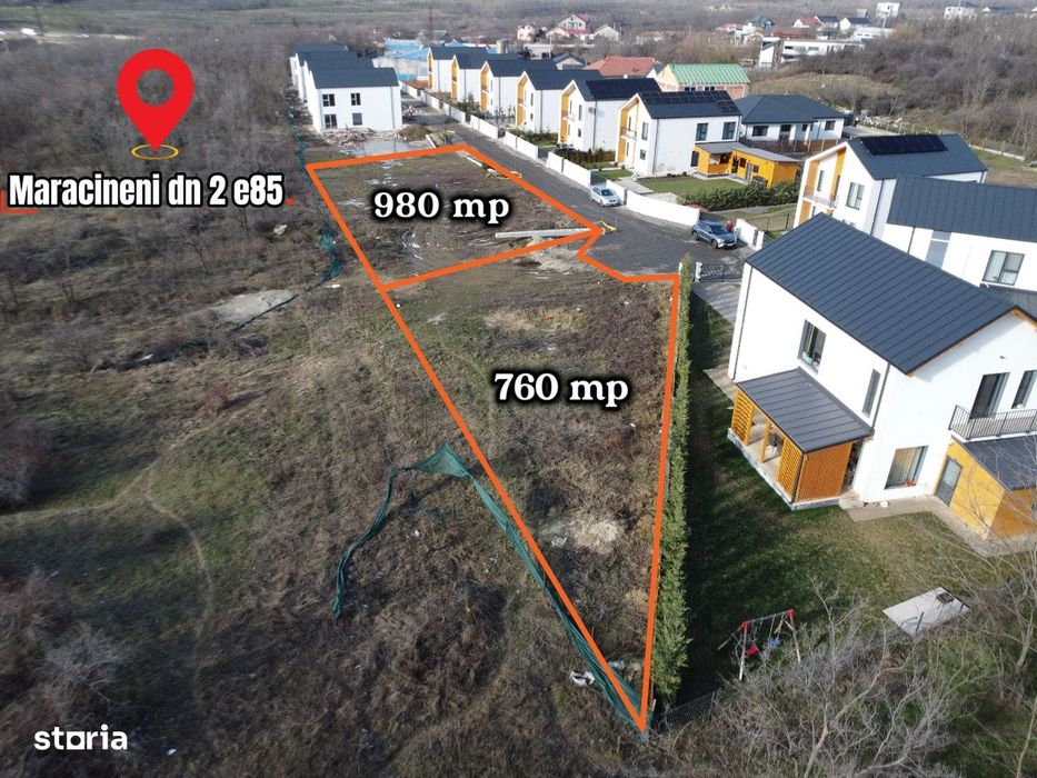 Comision 0% ! Teren de vanzare , zona rezidentiala , Maracineni
