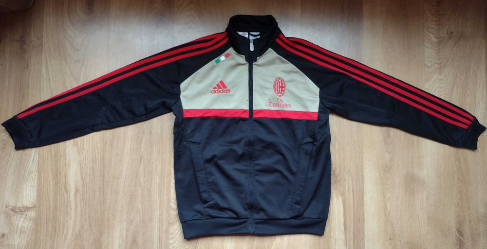 AC Milan / Adidas - футболно горнище анцуг на Милан за 164см.