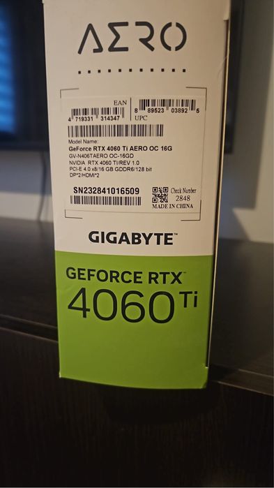 Placa video Geforce RTX 4060 Ti Aero