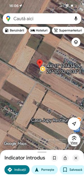 Vand teren intrare in com.Vidra, langa  Berceni, Ilfov