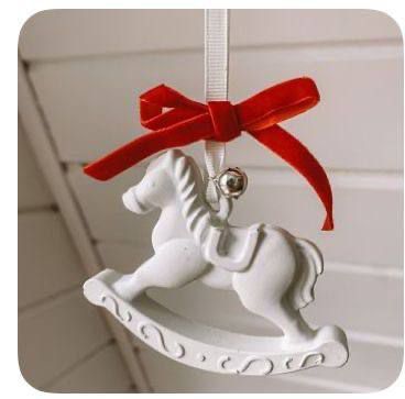 Гипсовая игрушка -раскраска на ёлку