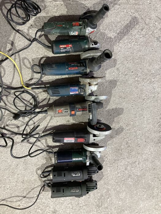 Малки ъглошлайфи Bosch,Metabo,Kress,Sparky