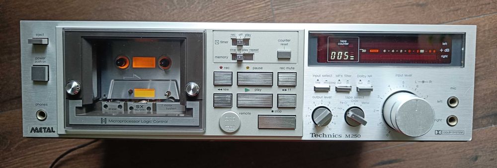 TECHNICS RS-HD70 COMPONENTE Hifi Di Ricambio SOLO DECK CASSETTE - Foto 5