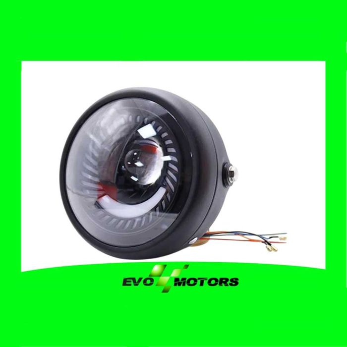 Far Moto Cafe Racer Lupa Angel Eyes Custom Bobber Chooper 6,5" A430