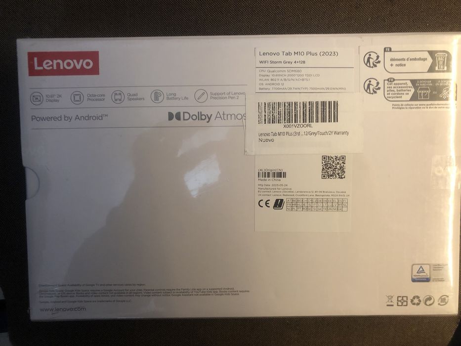 Lonovo tab 10 plus 128GB
