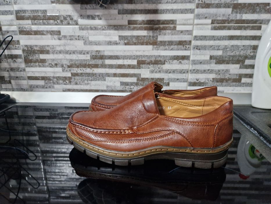 Pantofi din piele de vitel