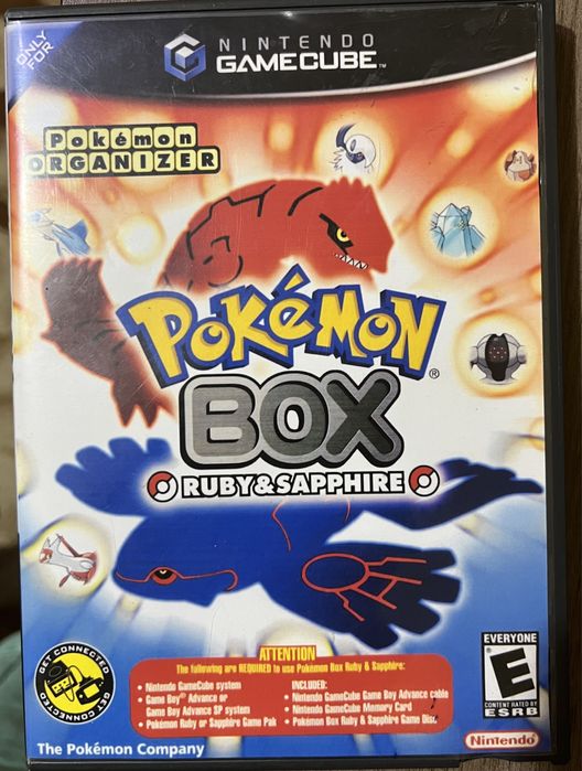 Pokemon Box: Ruby and Sapphire, GameCube, 2004, Disc and Memory Card