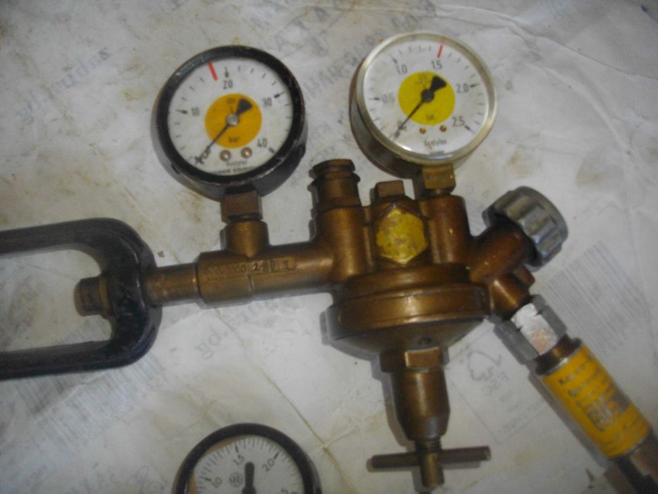 Ацетиленова оксиженна горелка рамена Редуцир вентил кислород ацетилен