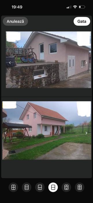 Vand Casa la tara (3 constructii : 1500mp) cu 83.000€  sau Loc de casa 1100mp.-16.500€ | Negociabil ambele