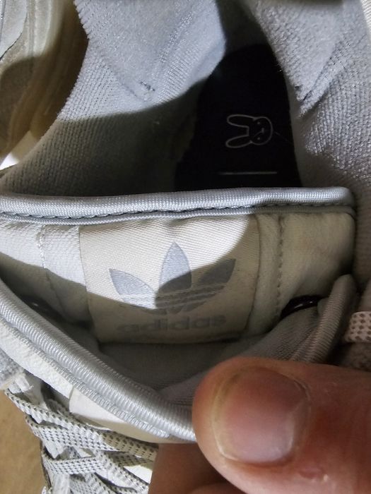 Adidas x Bad Bunny Forum Buckle Low "White" Sneakers, размер 39 ⅓