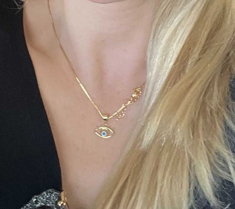 Lant cu medalion ochi