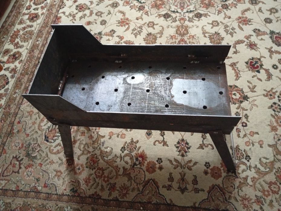 Мангал-чемодан, шампура