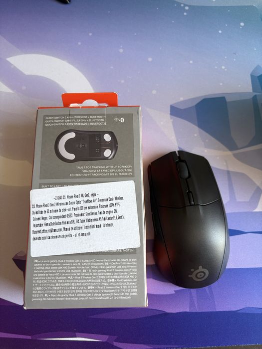 Steelseries mouse gaming wireless Rival 3