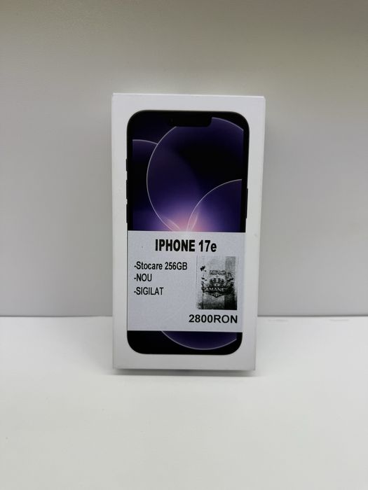 iPhone 17 e Black 256 Gb