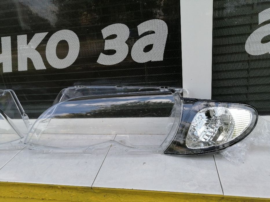 БМВ Е46 фейслифт BMW E 46 стъкло фар мигач капаци мигачи 01-05