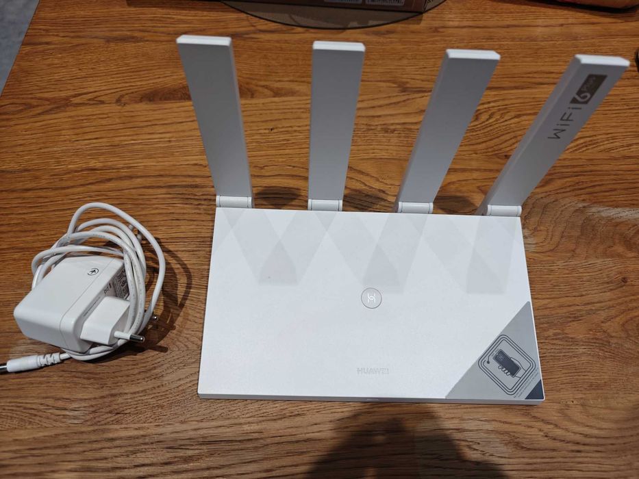 WiFi рутер Huawei AX3 PRO, Wi-fi 6+, 3000mbps, 2.4G & 5G, Wi-Fi, бял